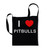 I Love Pitbulls - Cotton Sling Bag