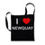 I Love Newquay - Cotton Sling Bag