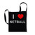 I Love Netball - Cotton Sling Bag I Love Netball - Cotton Sling Bag