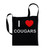 I Love Cougars - Cotton Sling Bag