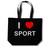 I Love Sport - Cotton Shopping Bag