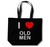I Love Old Men - Cotton Shopping Bag