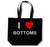 I Love Bottoms - Cotton Shopping Bag I Love Bottoms - Cotton Shopping Bag