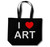 I Love Art - Cotton Shopping Bag