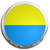 Ukraine Flag - Fridge Magnet Memo Clip Ukraine Flag - Fridge Magnet Memo Clip