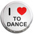 I Love To Dance - Fridge Magnet Memo Clip