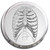 Ribcage - Fridge Magnet Memo Clip Ribcage - Fridge Magnet Memo Clip