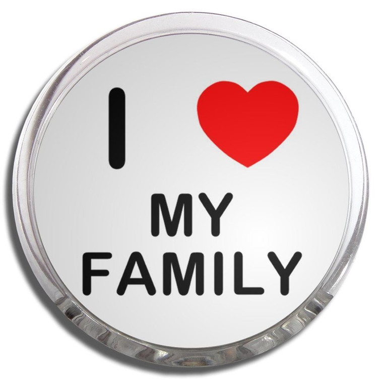 I love My Family - Fridge Magnet Memo Clip