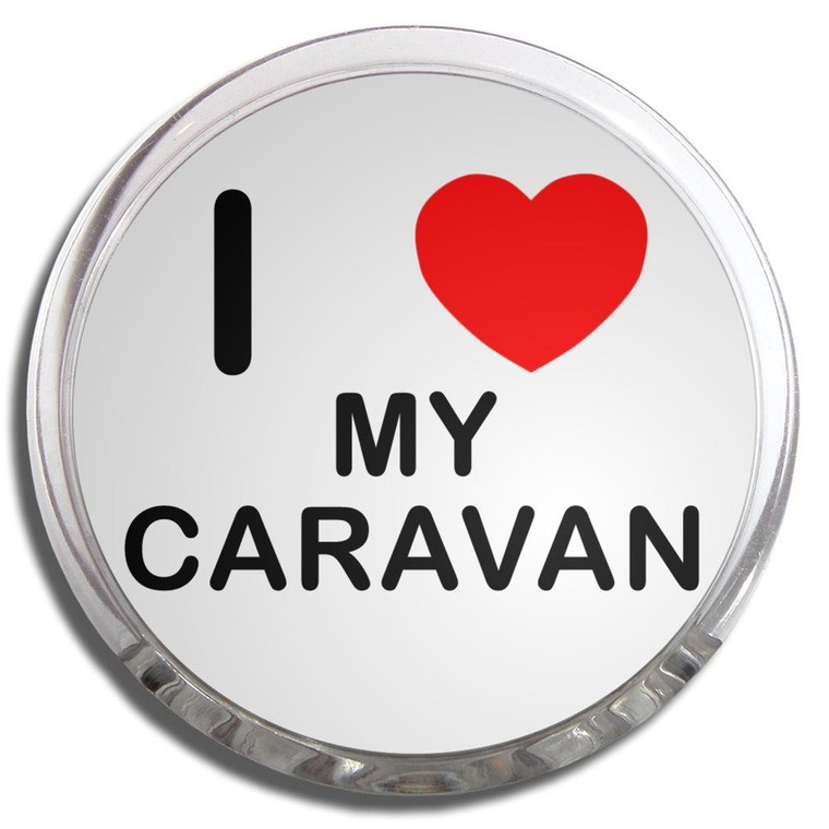 I Love My Caravan - Fridge Magnet Memo Clip