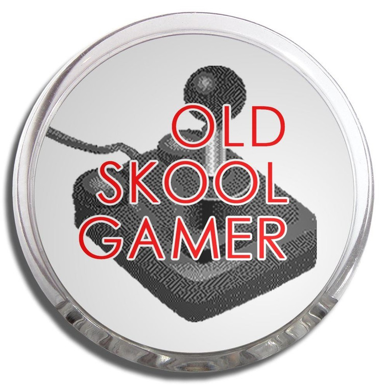 Old Skool Gamer - Fridge Magnet Memo Clip