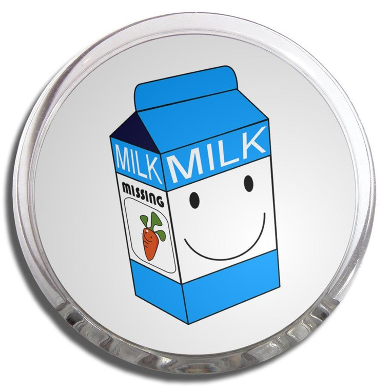 Milk Carton - Fridge Magnet Memo Clip