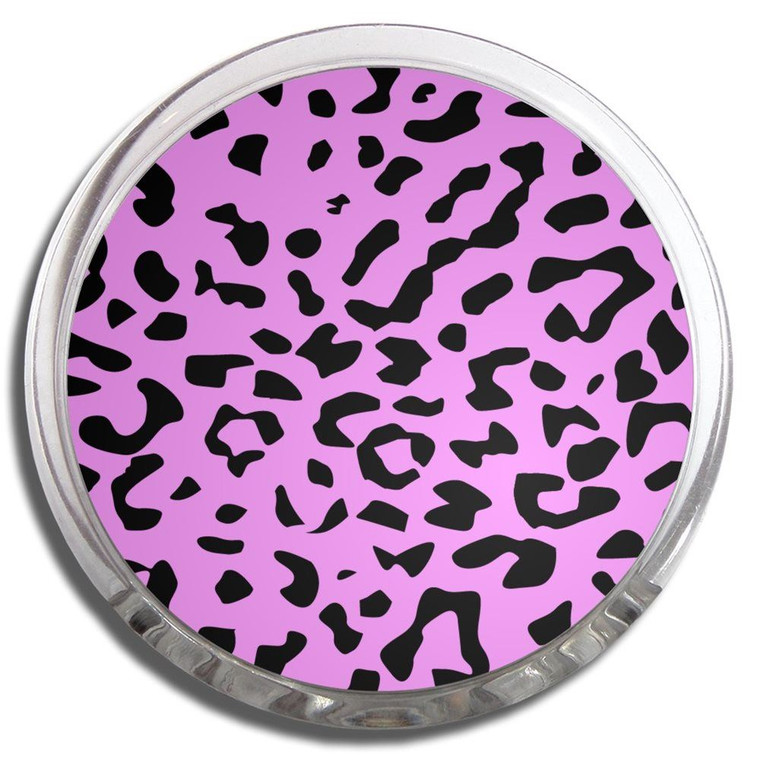 Pink Leopard Print - Fridge Magnet Memo Clip