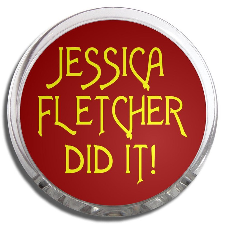 Jessica Fletcher Did It - Fridge Magnet Memo Clip