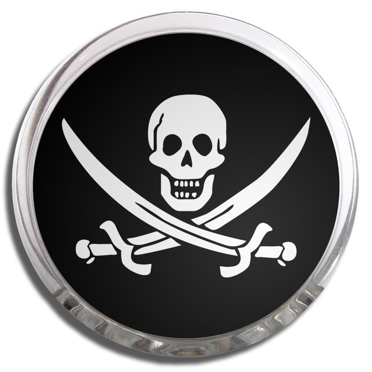 Jolly Roger - Fridge Magnet Memo Clip