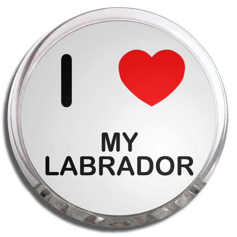 I Love My Labrador - Fridge Magnet Memo Clip