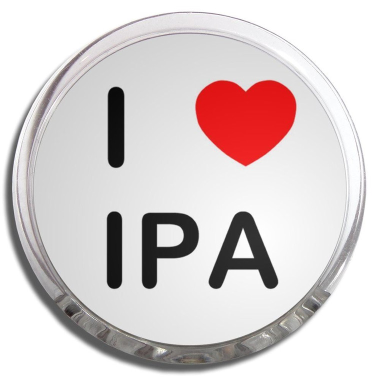 I love IPA - Fridge Magnet Memo Clip