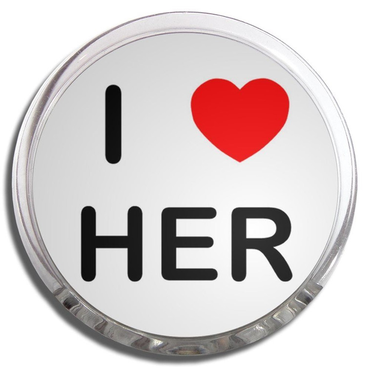 I love Her - Fridge Magnet Memo Clip