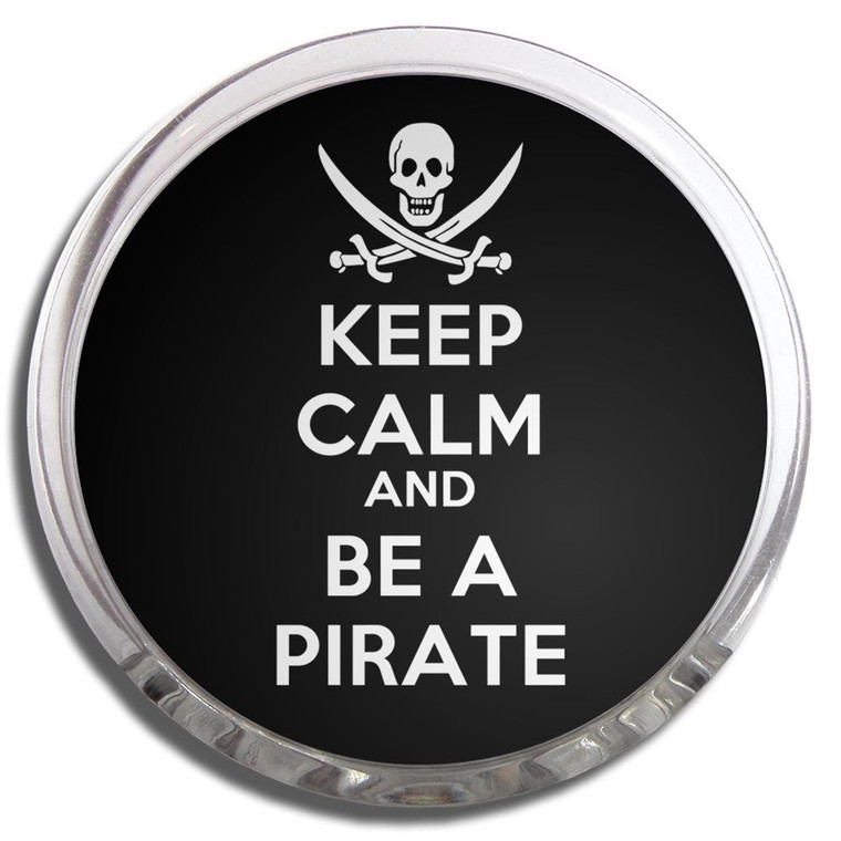 Keep Calm and Be A Pirate - Fridge Magnet Memo Clip