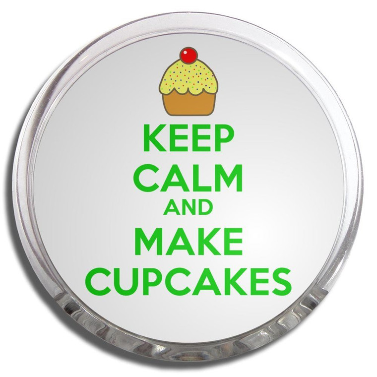 Keep Calm and Make Cupcakes - Fridge Magnet Memo Clip