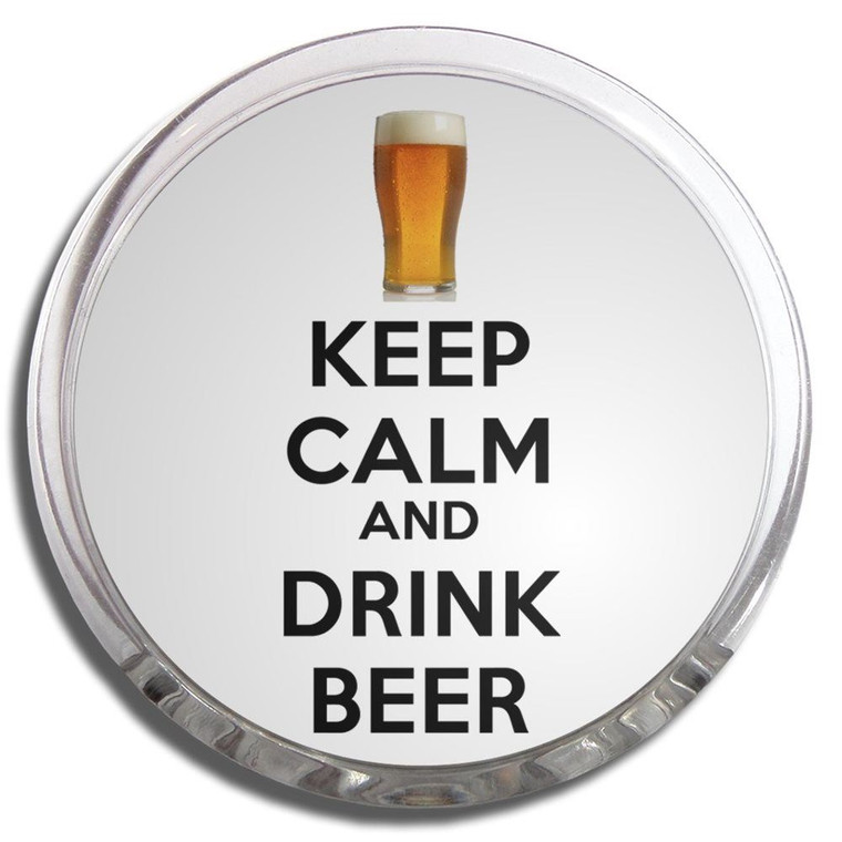 Keep Calm and Drink Beer - Fridge Magnet Memo Clip