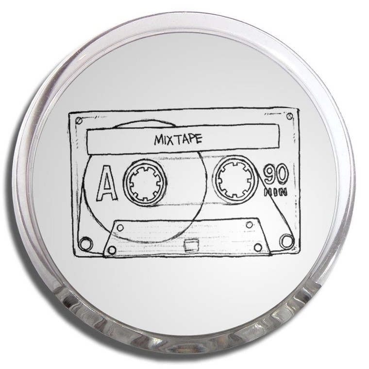 Cassette Tape - Fridge Magnet Memo Clip