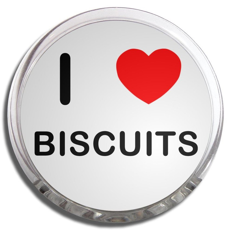 I Love Biscuits - Fridge Magnet Memo Clip