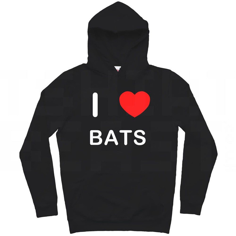 I Love Bats - Hoodie