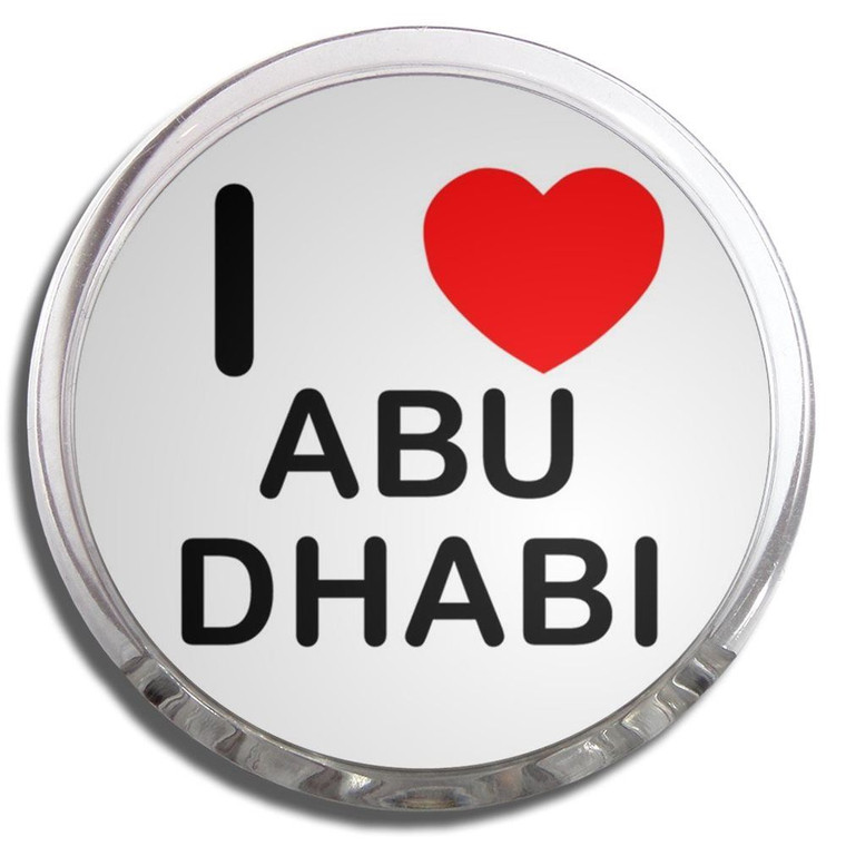 I Love Abu Dhabi - Fridge Magnet Memo Clip