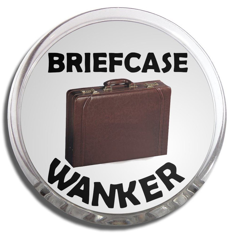 Briefcase Wanker - Fridge Magnet Memo Clip