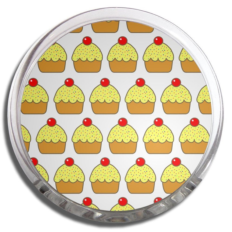 Cupcake Pattern - Fridge Magnet Memo Clip