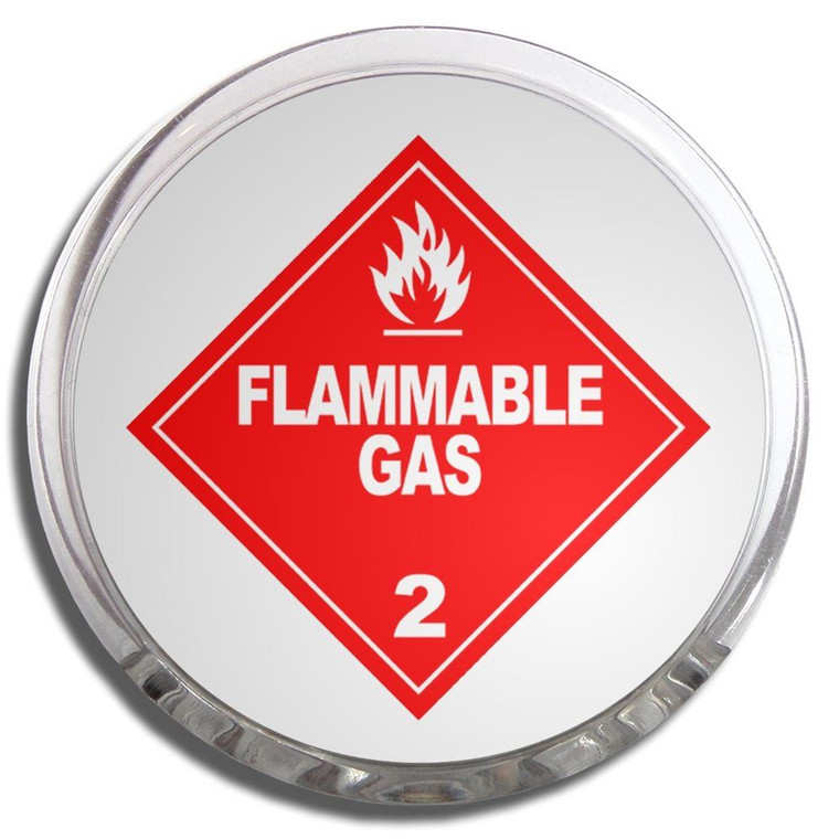 Flammable Gas - Fridge Magnet Memo Clip