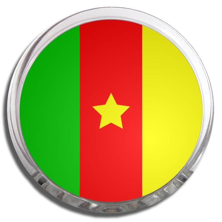 Cameroon Flag - Fridge Magnet Memo Clip