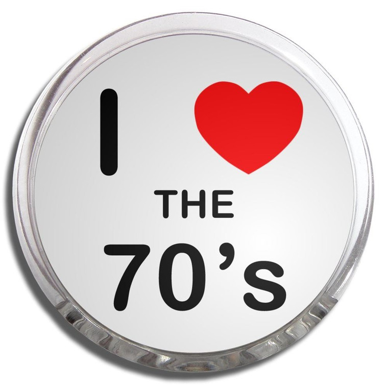I Love The 70's - Fridge Magnet Memo Clip