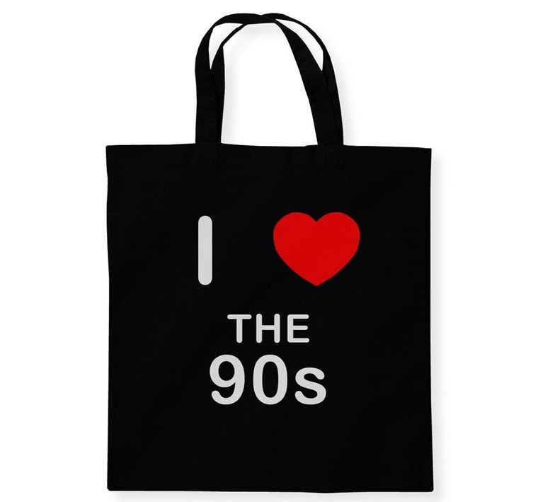 I Love The 90's - Cotton Tote Bag