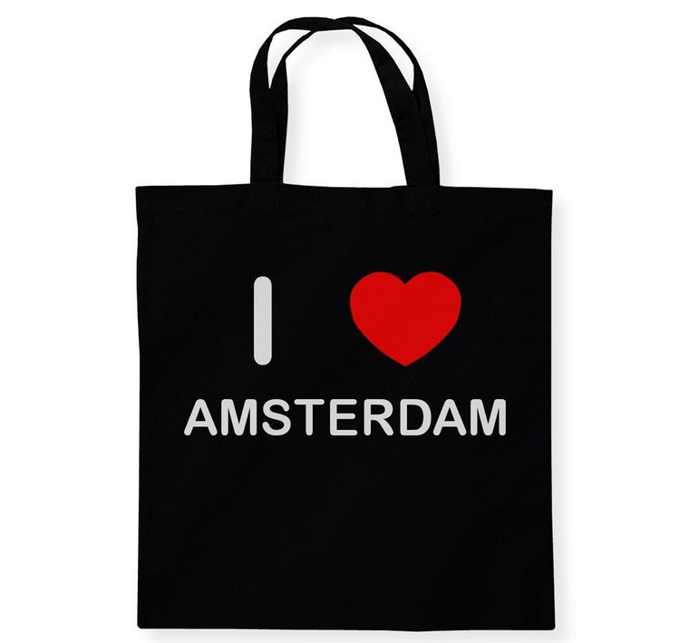 I Love Amsterdam - Cotton Tote Bag