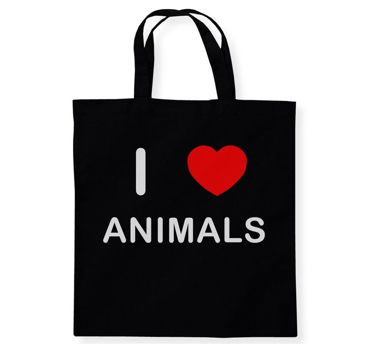 I Love Animals - Cotton Tote Bag