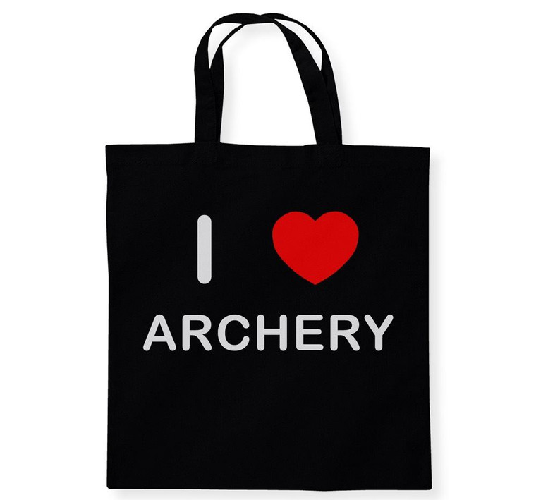 I Love Archery - Cotton Tote Bag