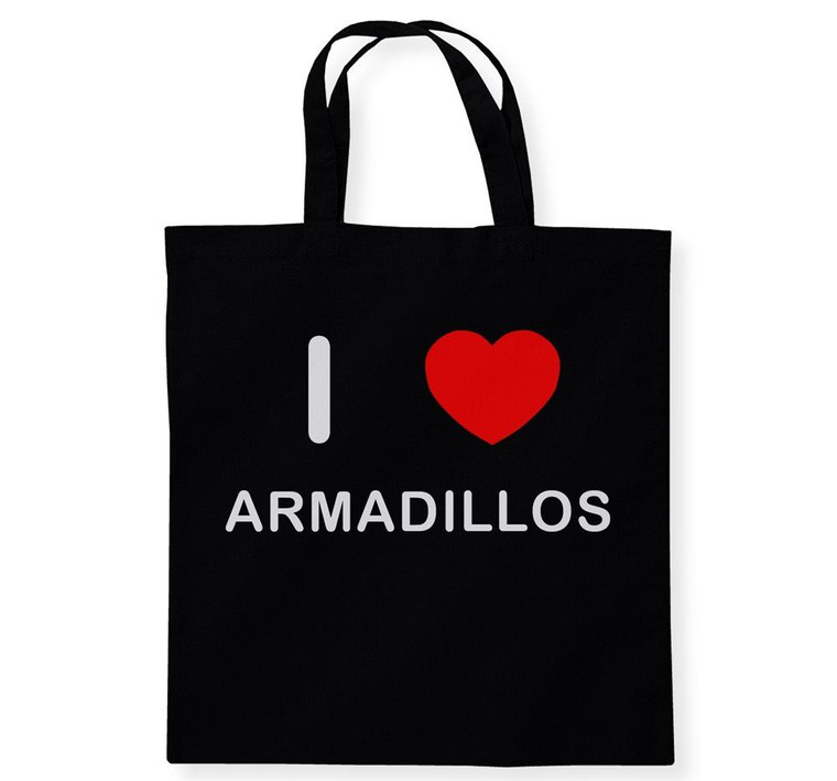 I Love Armadillos - Cotton Tote Bag