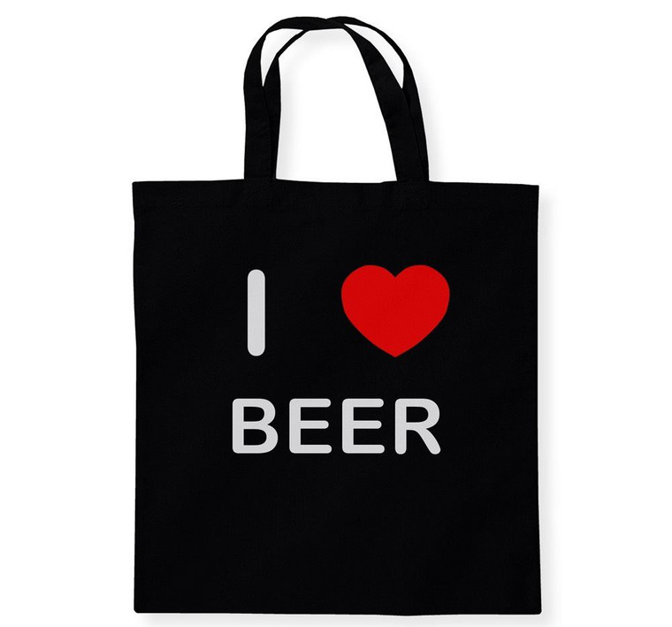 I Love Beer - Cotton Tote Bag