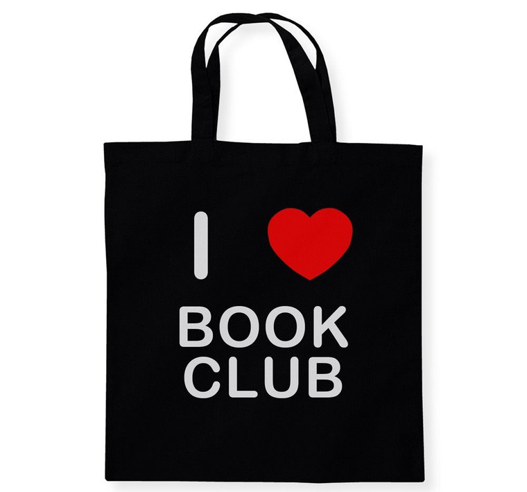 I Love Book Club - Cotton Tote Bag