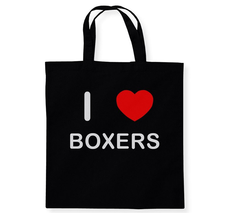 I Love Boxers - Cotton Tote Bag