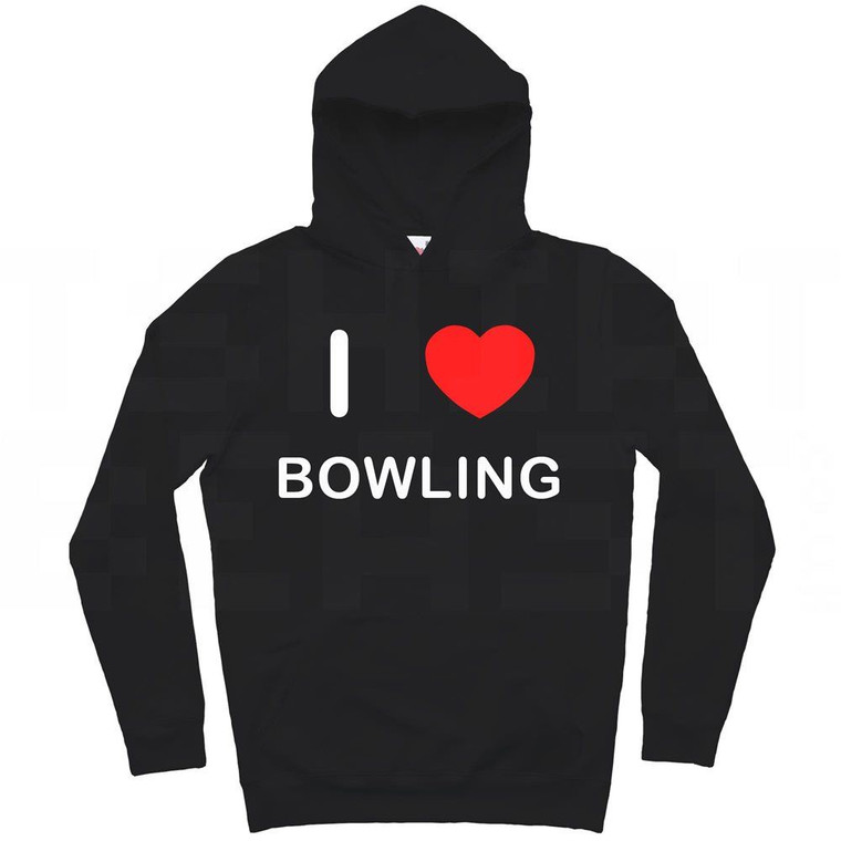 I Love Bowling - Hoodie