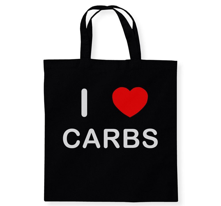 I Love Carbs - Cotton Tote Bag