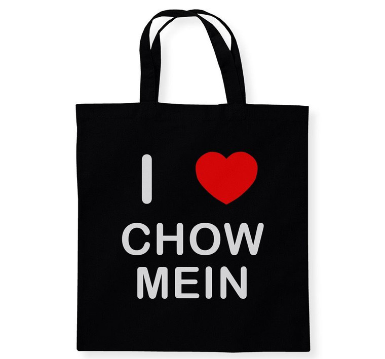 I Love Chow Mein - Cotton Tote Bag