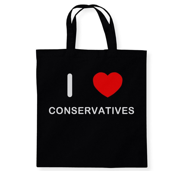 I Love Conservatives - Cotton Tote Bag