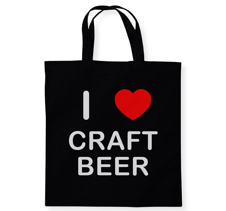 I Love Craft Beer - Cotton Tote Bag