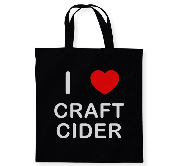 I Love Craft Cider - Cotton Tote Bag