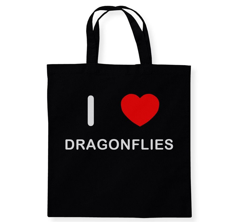 I Love Dragonflies - Cotton Tote Bag