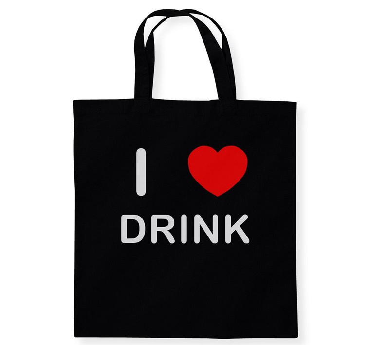 I Love Drink - Cotton Tote Bag