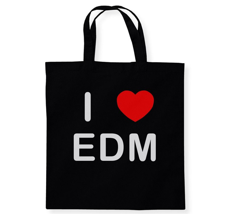 I Love EDM - Cotton Tote Bag